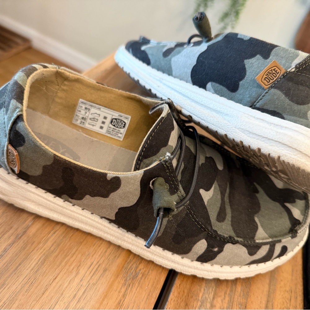 Hey Dude Camo Casual Loafers